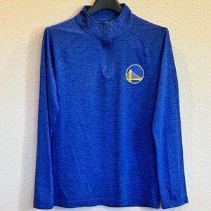 Golden State Warriors NBA Youth/Kids Quarter-Zip Pullover Top: S/P/Ch